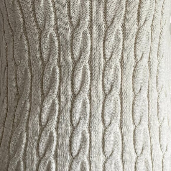 LOFT Cable Knit Sweater Top - S - Picture 4 of 7